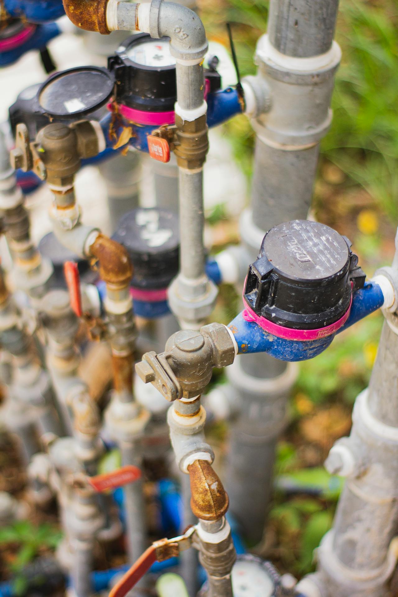 Water lines and meters by Ajax Plumbing in McLean, VA